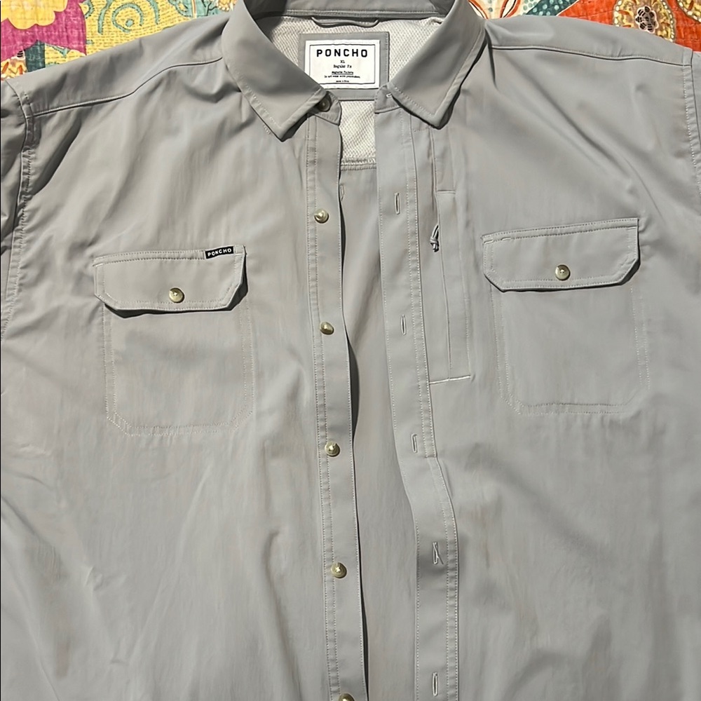 Poncho Gray Shirt